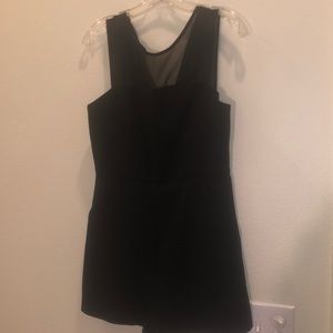 BCBG size 6 black romper